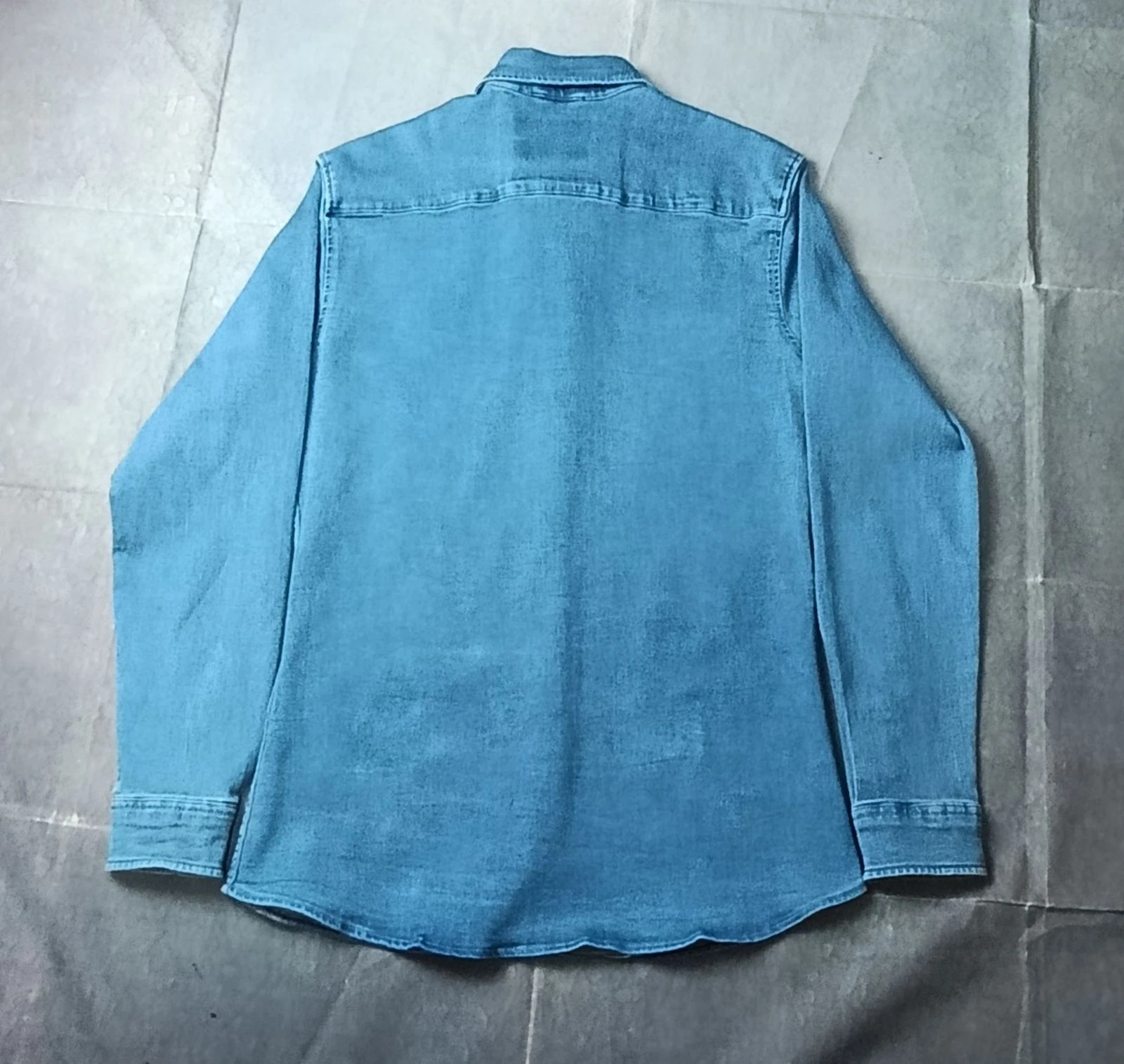 Jack & Jones Originals Light Blue Denim Shirt – Men's Size M – Excellent Condition – photo 6